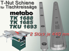 2x 440mm T-Nut Schiene für