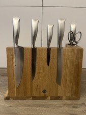 WMF MAGNETISCHER MESSERBLOCK BESTÜCKT GRAND GOURMET 7-TEILIG PERFORMANCE CUT