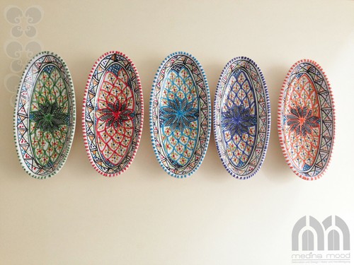 Schale keramik oval - 28, cm
