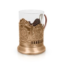 Teeglashalter mit Glas 200 ml