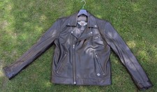 HARLEY DAVIDSON original Motorrad-Lederjacke Größe L/52 schwarz Neuwertig!