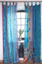 Seidiger Vorhang / Gardine ( 1