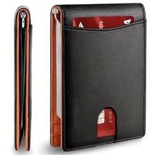 Slim Leder Wallet RFID Schutz