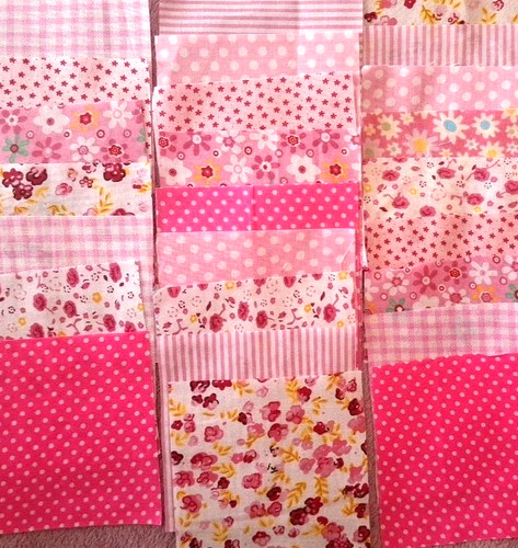 Rosa pink stoffe - 25,