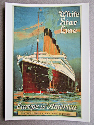 Postkarte white star - white, line