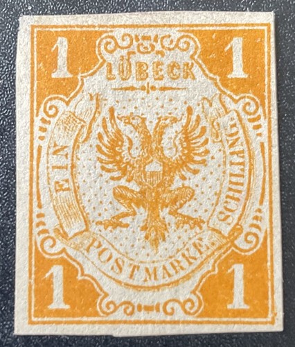 Lübeck 1862 ungummiert - lÜbeck, 7