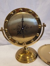 Maritime Tischuhr Messing