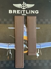 Neu Breitling Braune Leinen
