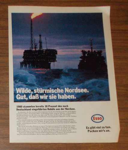 Rare advertising esso wild - advertising,