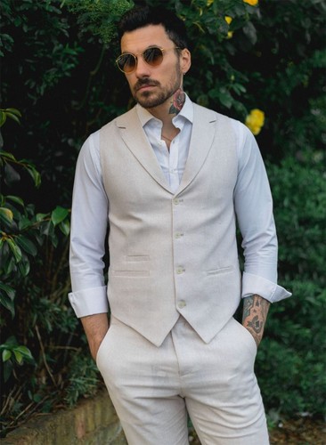 Herren sommeranzug weste - weste, hose