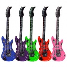 5 x aufblasbare Luftgitarre-