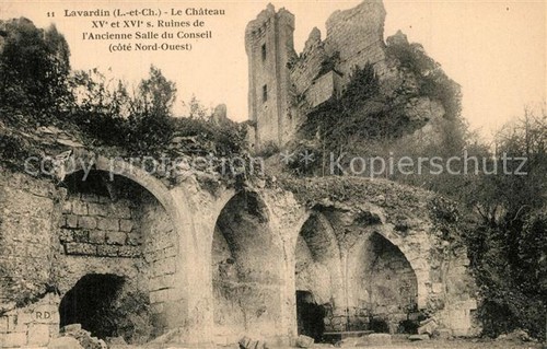 Lavardin loir cher ruines - lavardin,