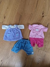 Puppenkleider Set Regenjacke, Hose, Schuhe, Kleid, Jumpsuit