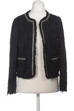 ZARA Blazer Damen Business Jacke Kostümjacke Gr. M Baumwolle Blau #cp118bk
