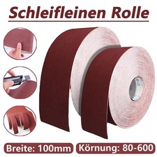 Schleifpapier Rolle 100mm