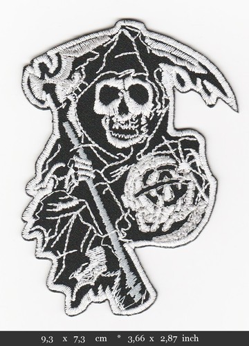 Reaper aufnäher patches - aufnäher,