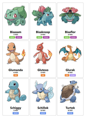 Pokémon pokédex 1025 - pokémon,