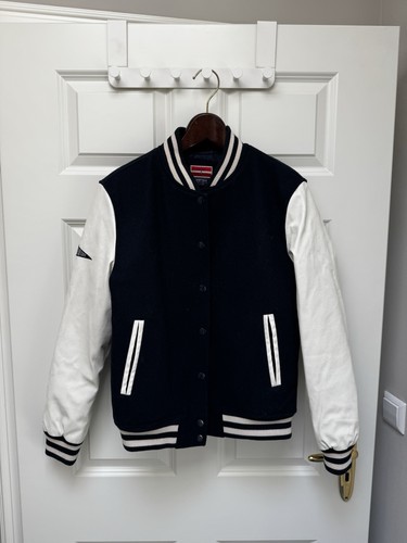 Superdry college jacke weiß - superdry,