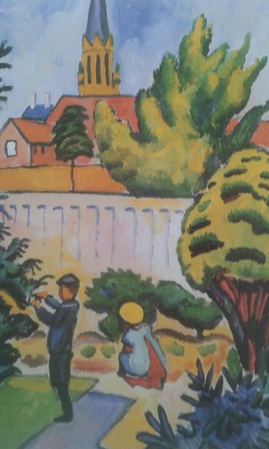 Kunstkarte august macke - kunstkarte,