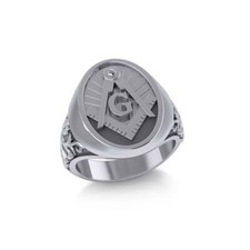 Freimaurer Signet Ring 925