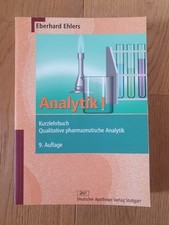 Eberhard Ehlers Analytik I -