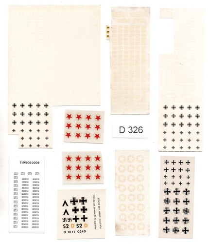 Konvolut 326 roco decals - roco,