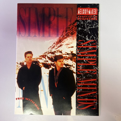 Simple minds booklet issued - minds,