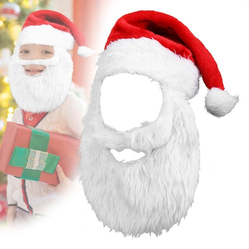 Weihnachtsmann-Bartmütze