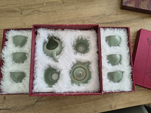 Edles chinesisches tee - chinesisches, tee-set