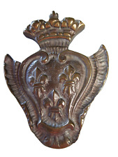 antike Briefklammer  Zettelhalter  Klammer Fleur-de-Lis : Ehrlichkeit + Treue