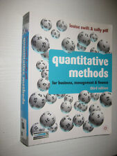Quantitative Methods von Louise Swift und Sally Piff , 3rd ed(2010, Taschenbuch)