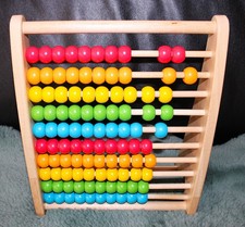Rechenrahmen aus Holz, Abakus