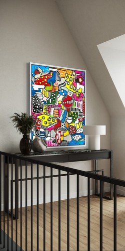 Original acryl bilder - bilder, gemälde