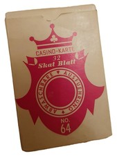 Casino-Karte 32 Skat Blatt
