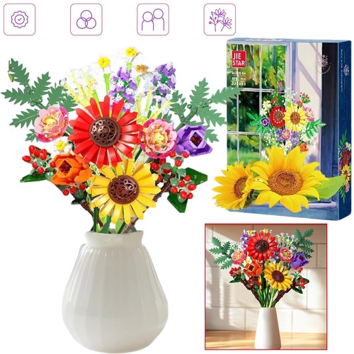 976pcs blumen bauspielzeugset - 976pcs,