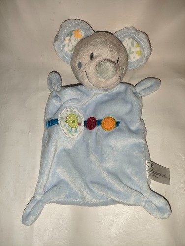 Nicotoy maus blau - blau, schmusetuch