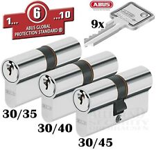 3 x Zylinder Abus kleine Schließanlage Gleichschließend Not und Gefahrenfunktion