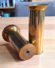 2 x Vintage Messing WWI 1917