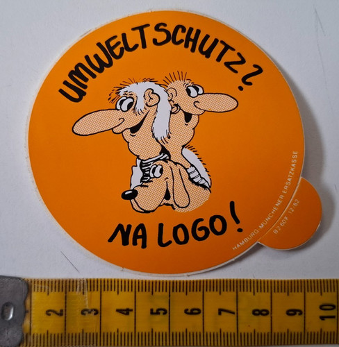 Aufkleber umweltschutz na - "umweltschutz,