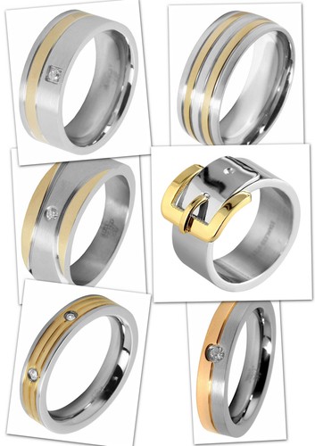 Akzent edelstahl ringe - edelstahl,