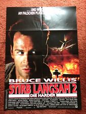 Stirb langsam 2 - Kinoplakat Poster A1, Bruce Willis, Franco Nero