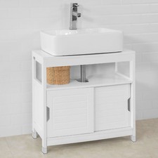 B-waren Waschbeckenunterschrank, Waschtisch Unterschrank,FRG128-W-bwaren