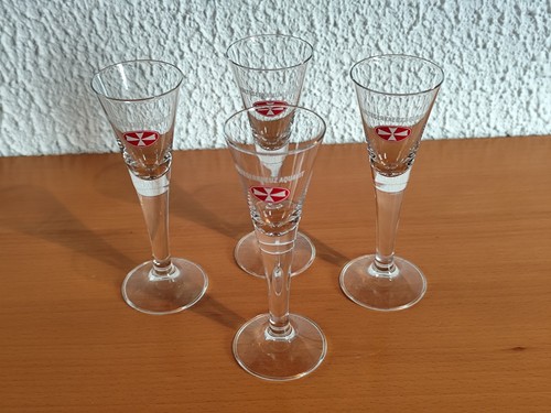 Malteserkreuz aquavit gläser - malteserkreuz,