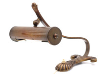 Alte Wandlampe Wandleuchte Bildlampe Messing Bronze Vintage H 24 cm