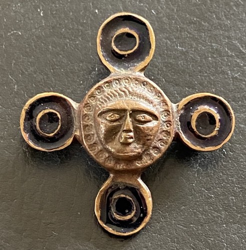 Hübsche alte bronze brosche - alte,