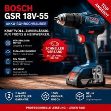 Bosch professional gsr 18v - bosch, 18v-55