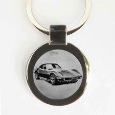 Chevrolet Corvette Stingray Gravur Schlüsselanhänger C3 Fotogravur & Textgravur