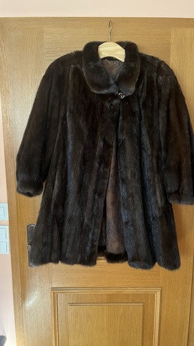Nerz pelz damen mantel - damen, d-braun