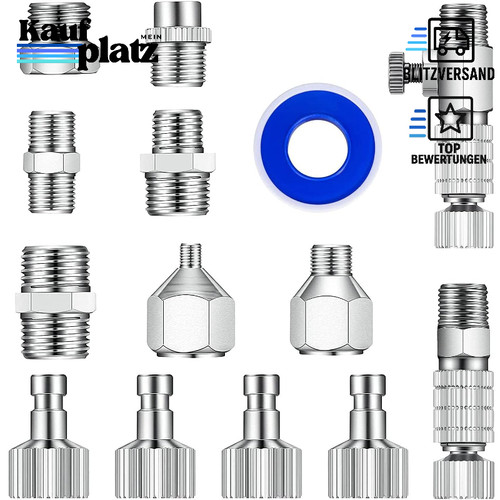 Airbrush adapter set - 14, stück