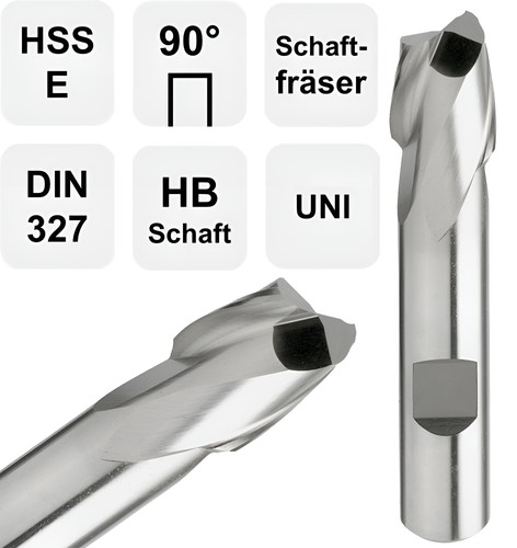 Hss schaftfräser - hss-e,